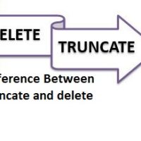 Difference between Delete and truncate
